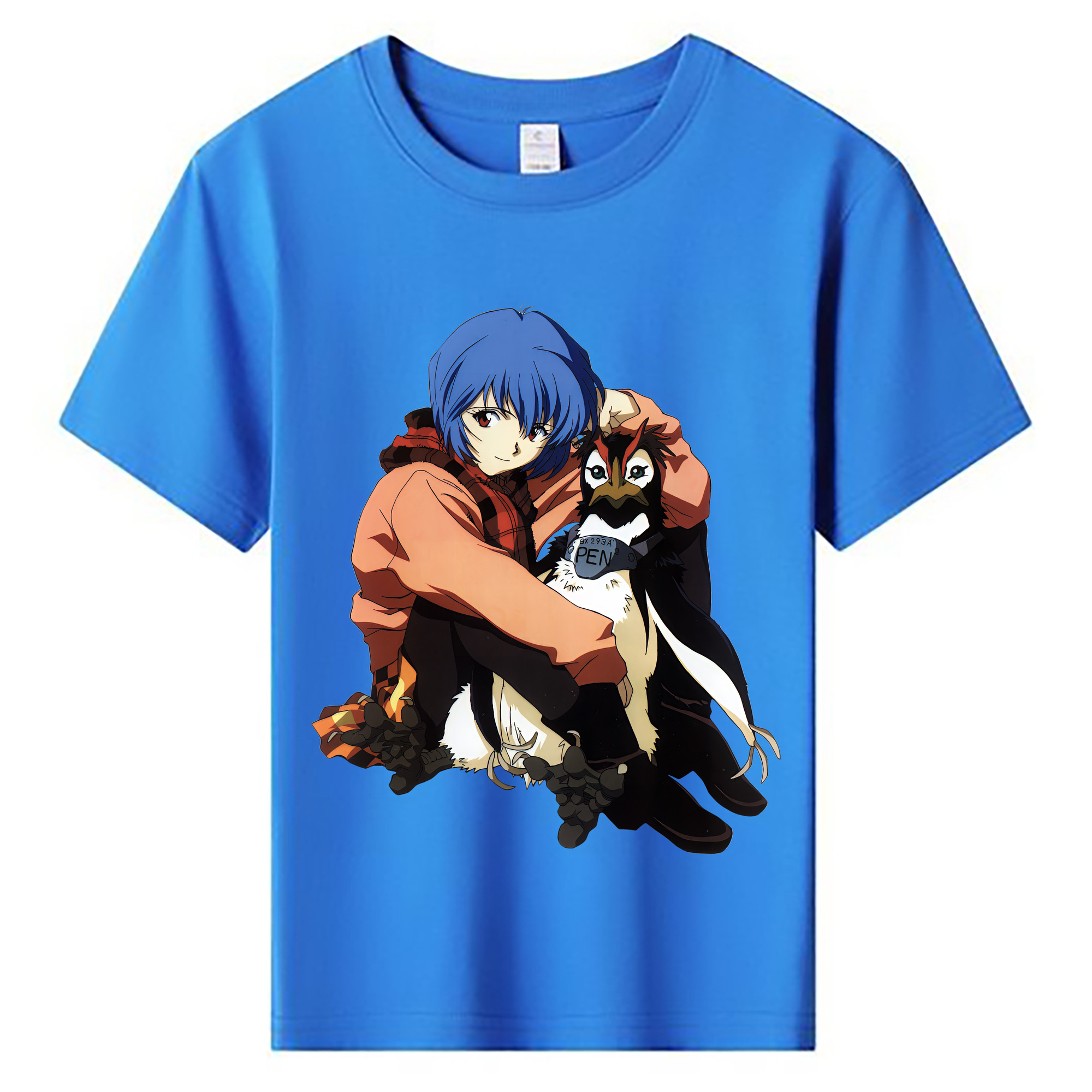 （画像用） EVA 新世紀エヴァンゲリオン 綿100％キッズTシャツ（フロントプリント）